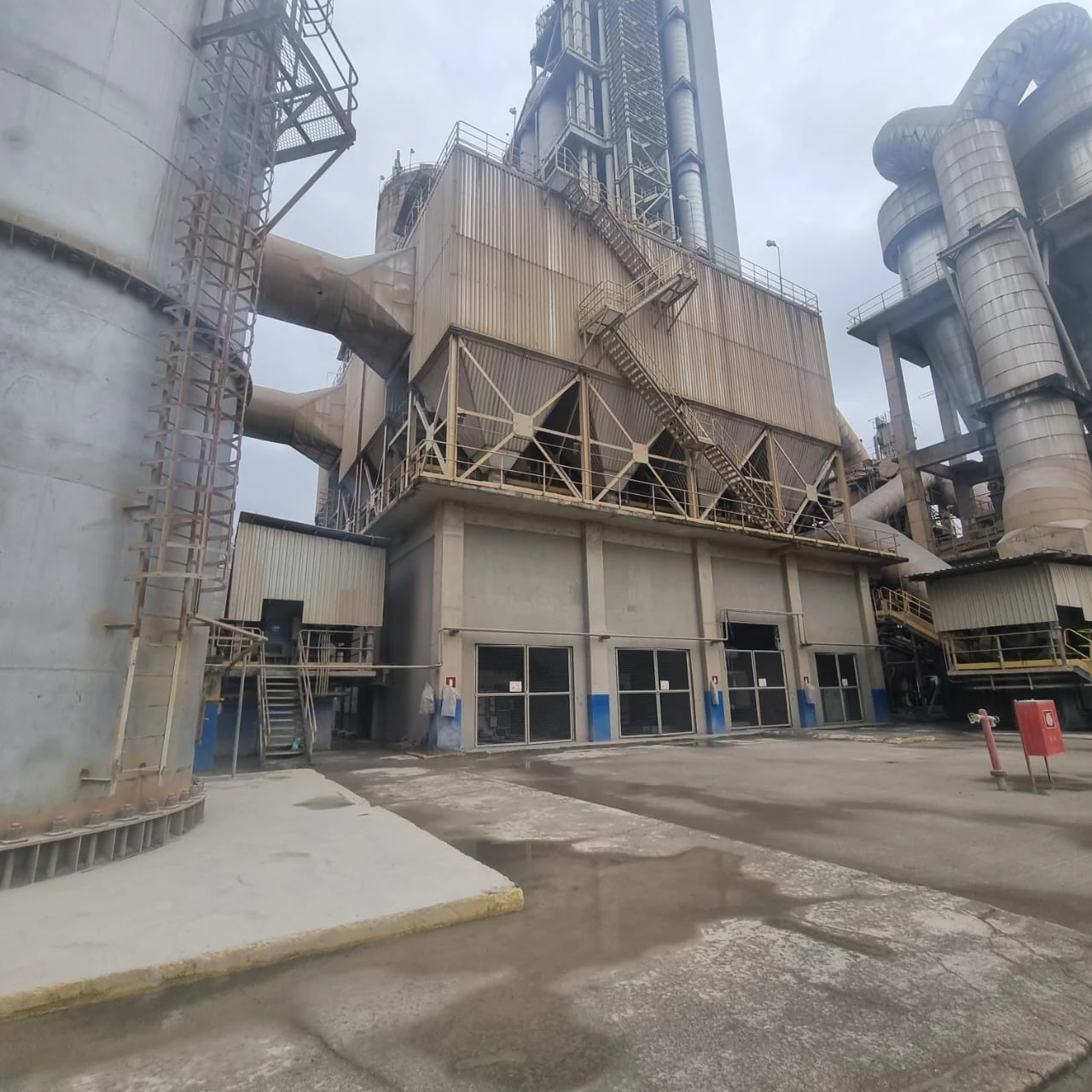 Manutenção de filtro de manga industrial
